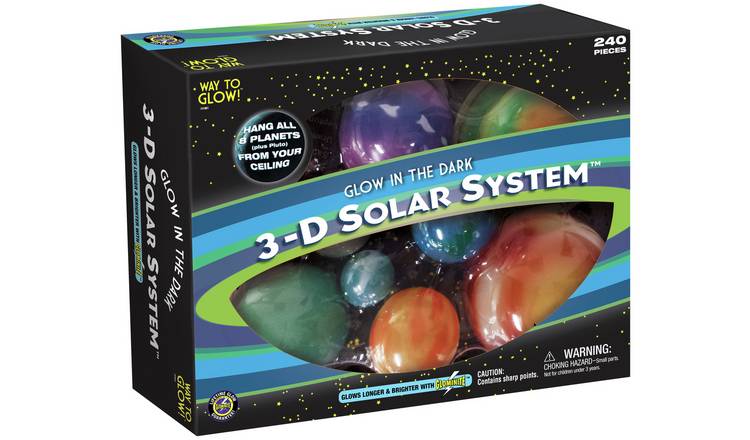 Great Explorations Space Glow in the Dark 3D Solar System