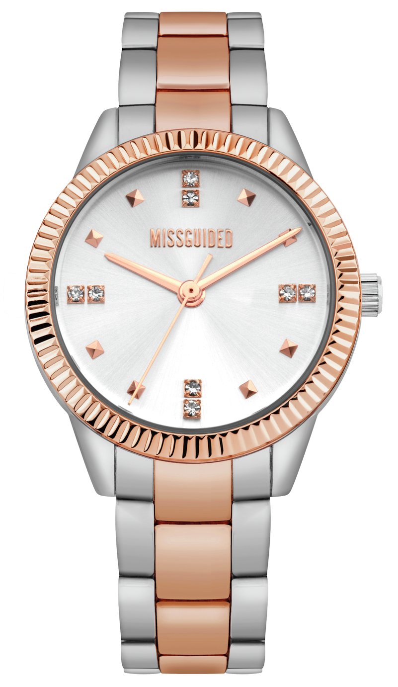 Missguided Silver Coloured Bracelet Watch 9207880 Argos Price