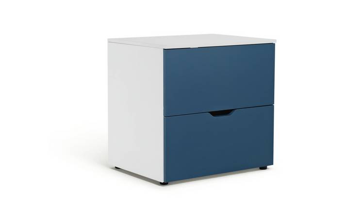 Habitat Kids Pod 2 Low Drawer Chest - Blue