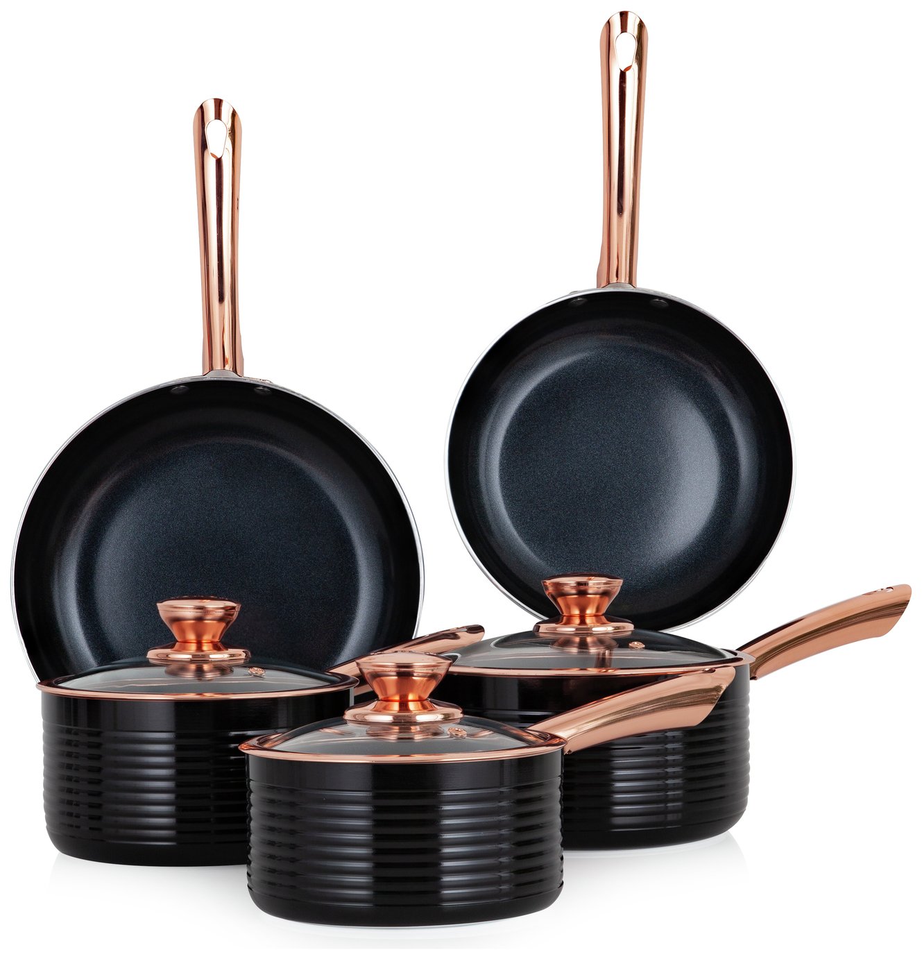 Tower 5 Piece Pan Set - Rose Gold