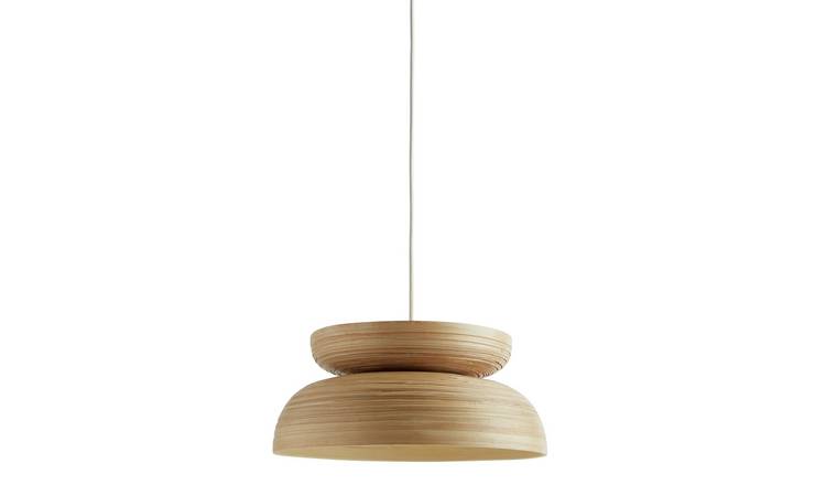 Habitat Large Bamboo Easy to Fit Ceiling Shade - Natural