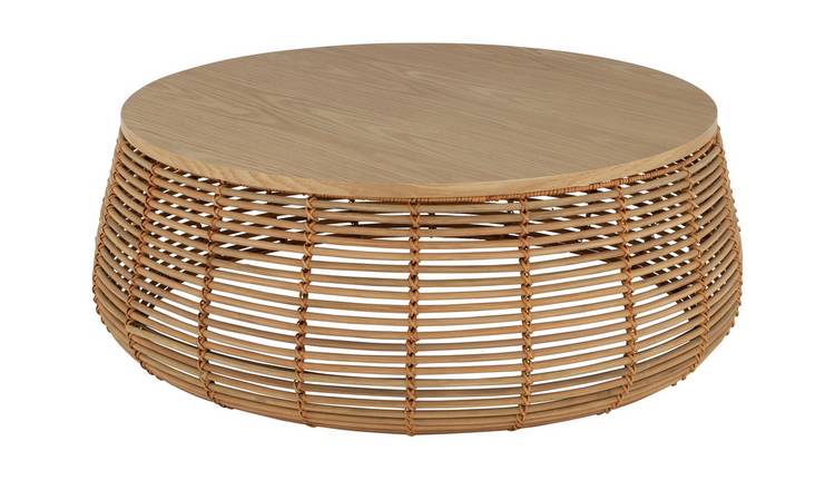 Wicker rattan side deals table