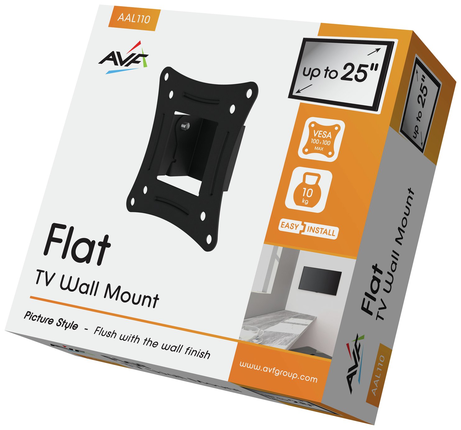 AVF Standard Flat to Wall Up To 25 Inch TV Wall Bracket Review