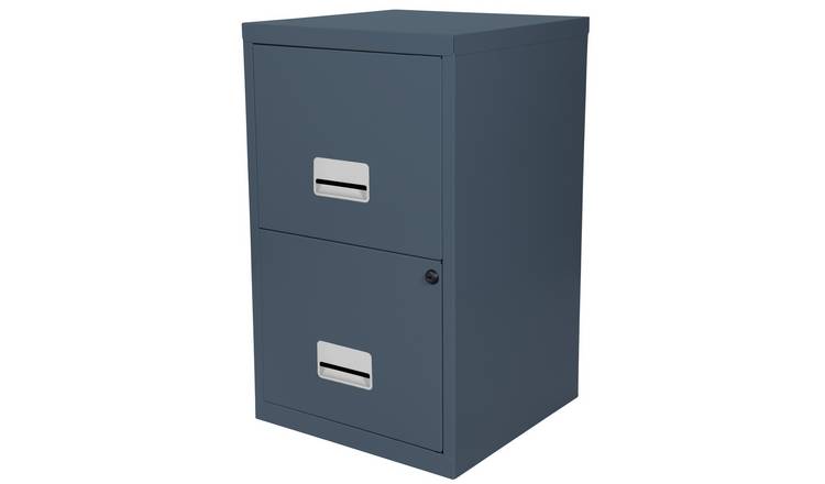 Buy Pierre Henry 2 Drawer Filing Cabinet Dark Grey Filing Cabinets And Office Storage Argos