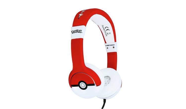 Pokémon Pokeball Kids On-Ear Headphones - Red