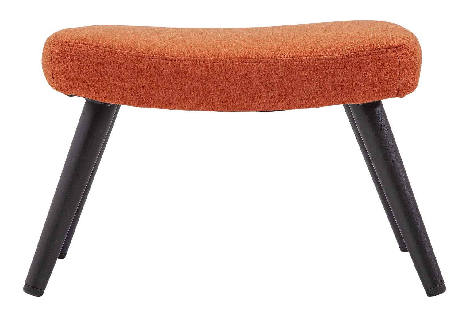 Argos Home Ollie Fabric Footstool - Orange