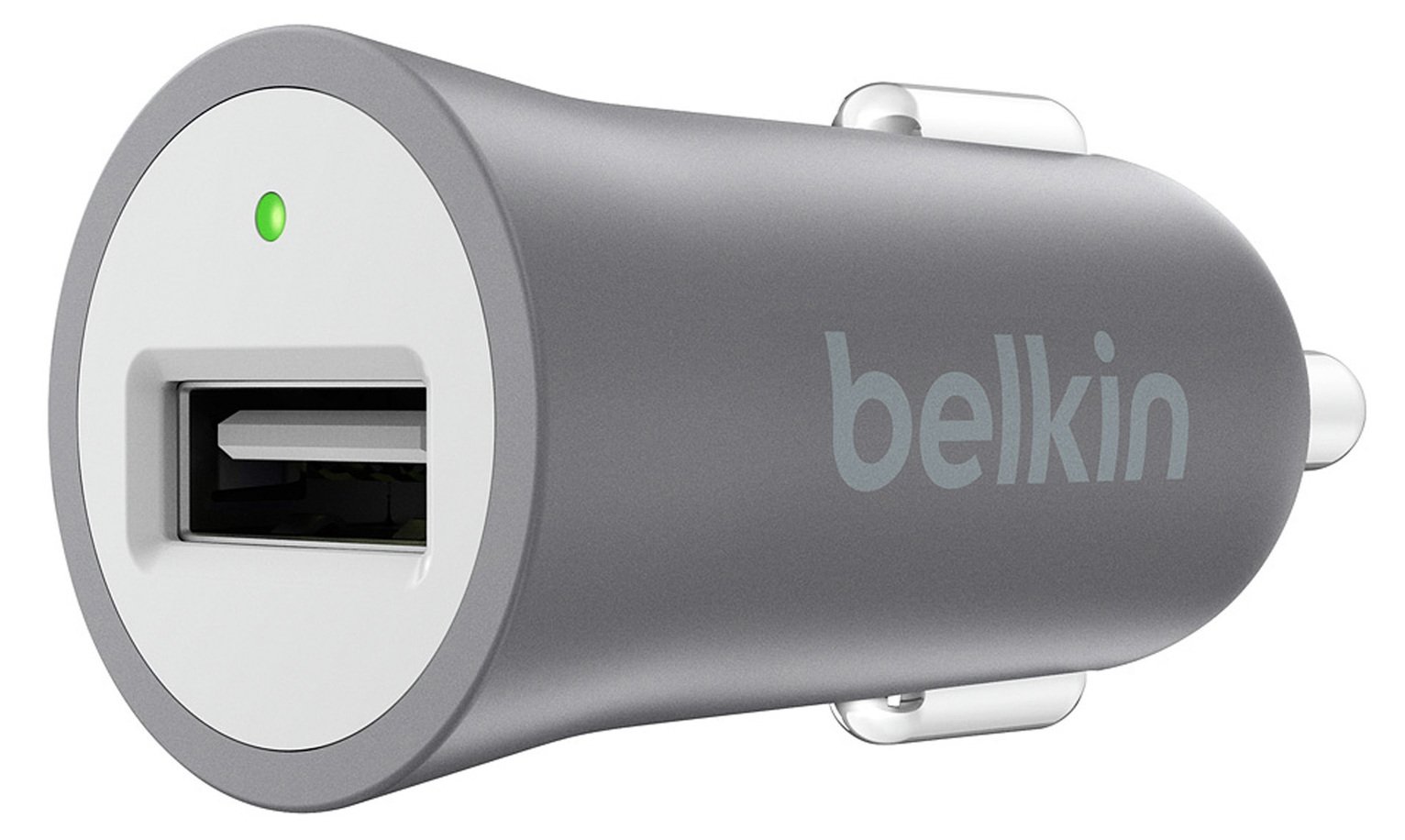 Belkin 12W Metallic Universal Car Charger - Silver