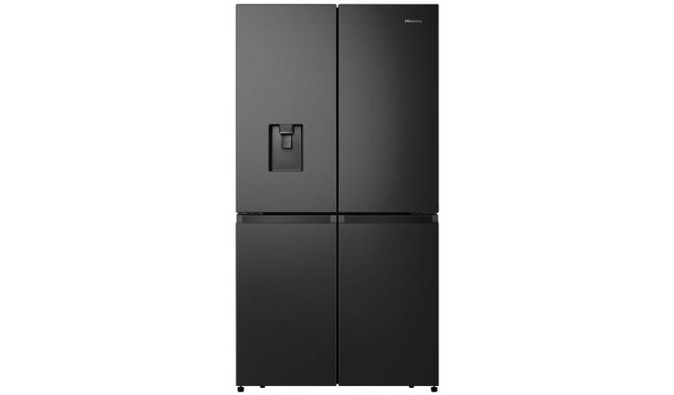 Hisense RQ758N4SWF1 PureFlat American Fridge Freezer-Black