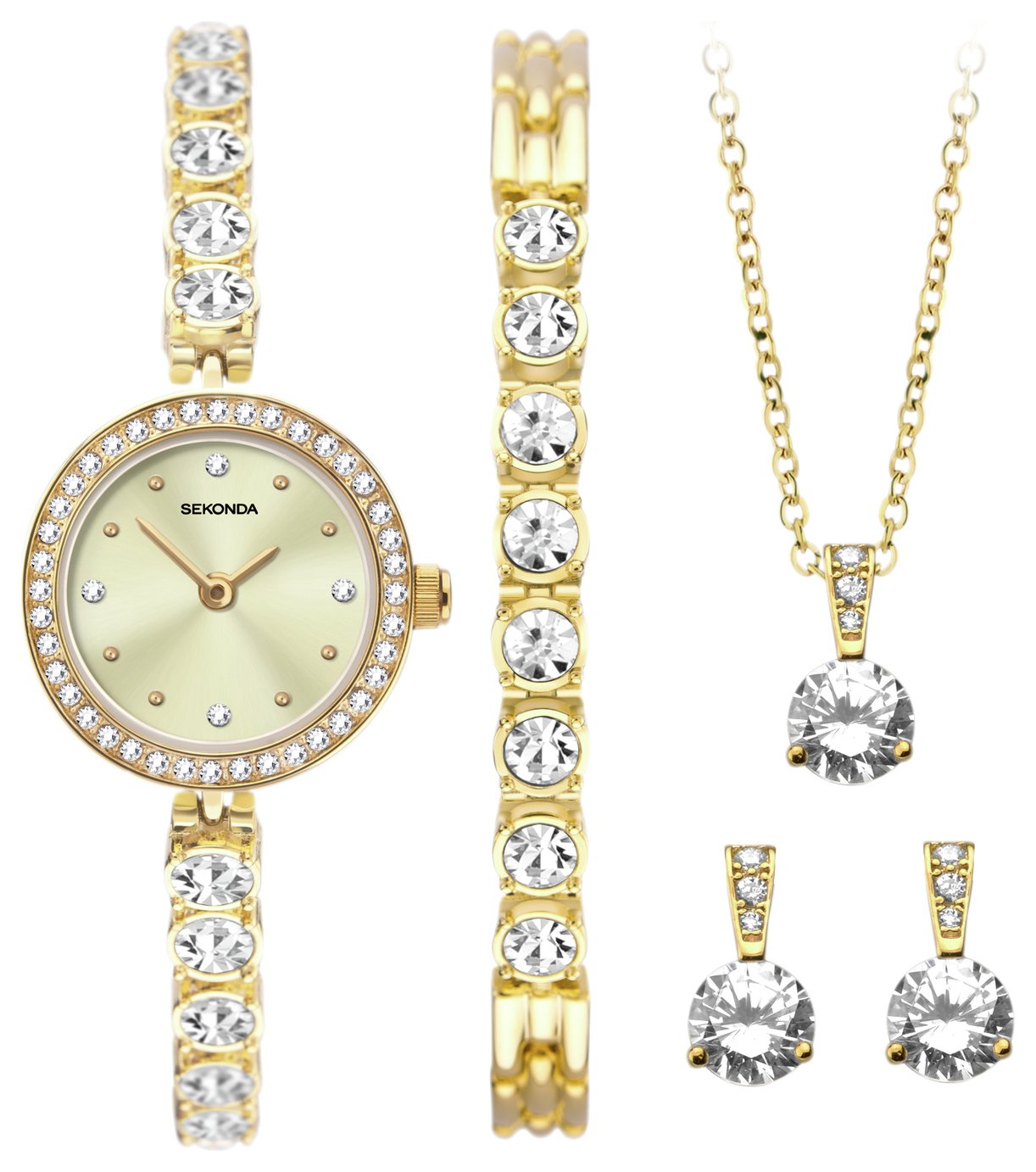 Sekonda Gold Watch, Bracelet, Necklace and Earrings Gift Set Review