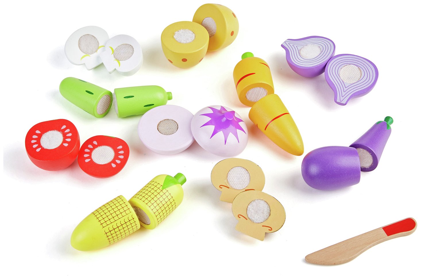 plastic fruit and vegetables toys argos