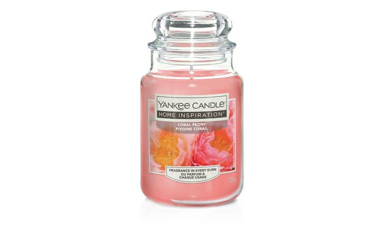 Yakee Home Inspiration Large Jar Candle - Coral Peony