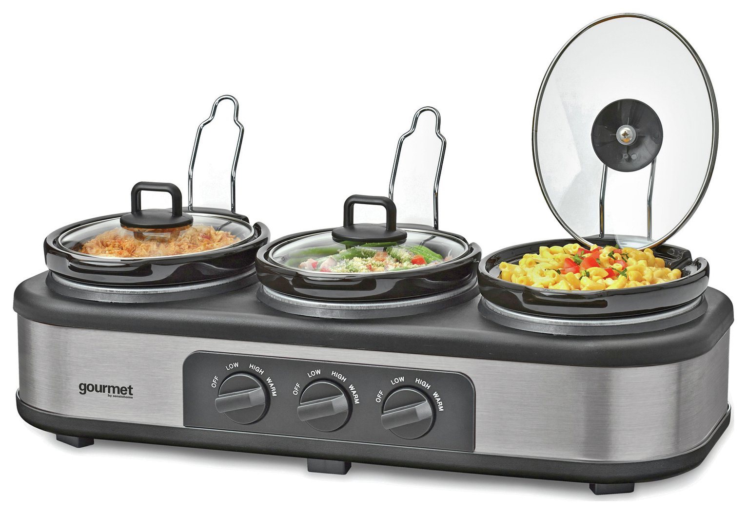 Gourmet GTSC002 Triple 3.9L Slow Cooker Reviews Updated September 2024