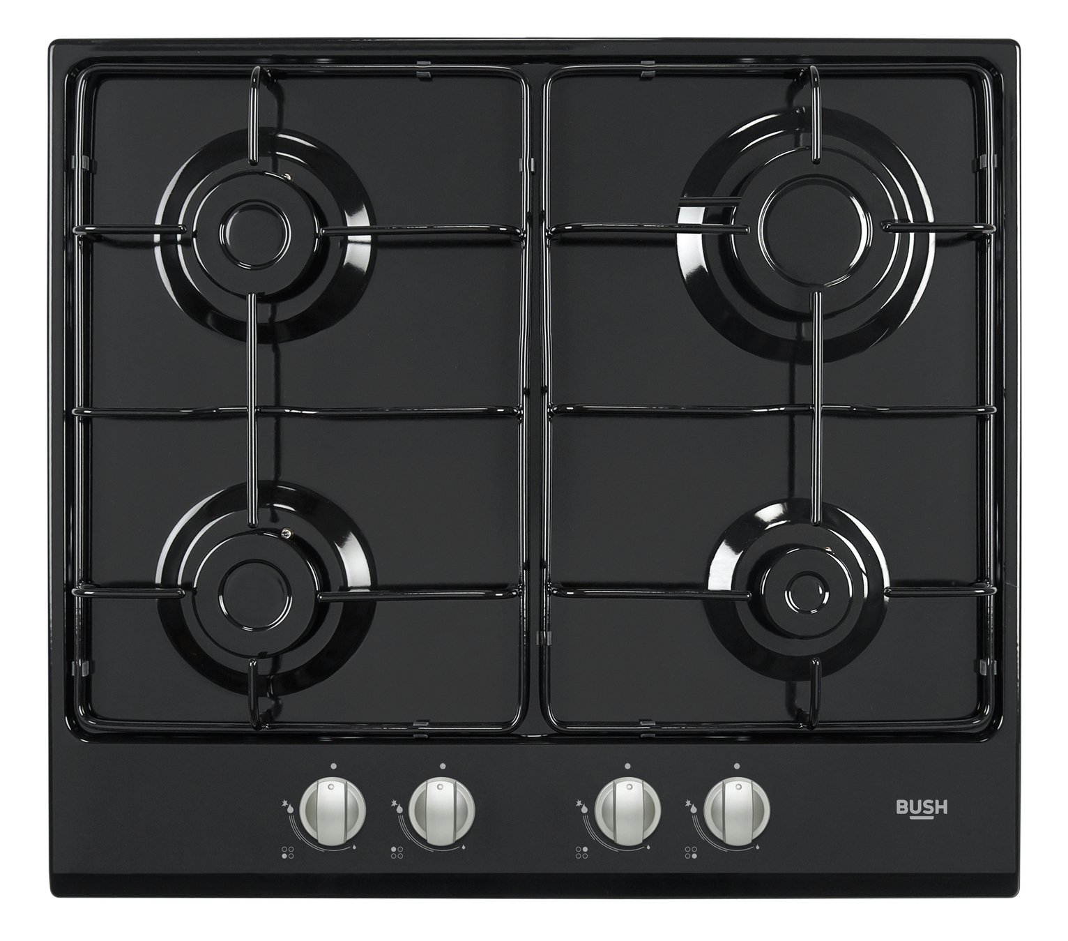 Bush BSH60BFCHB Gas Hob - Black