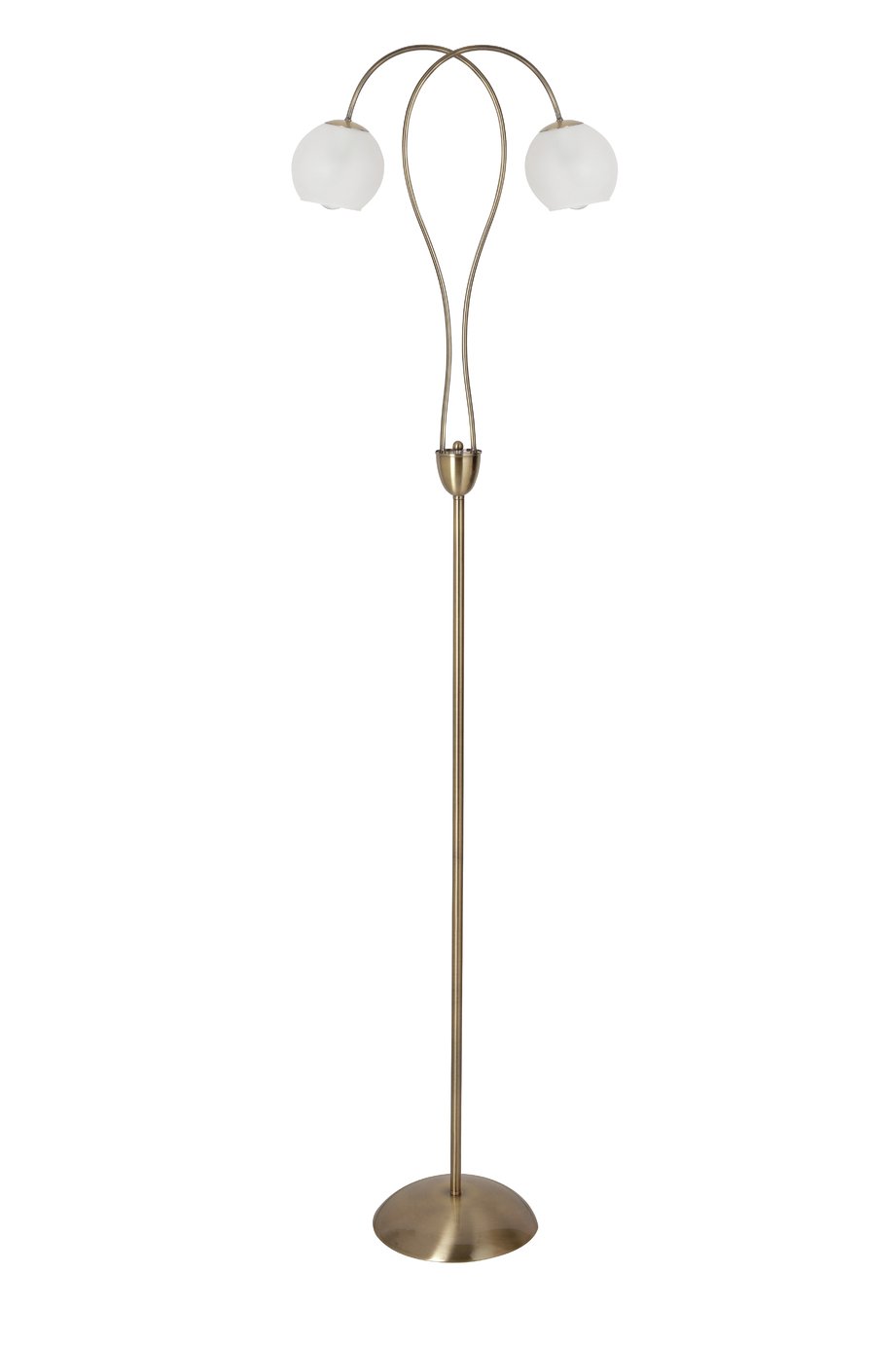 Argos Home Elsie Floor Lamp - Antique Brass