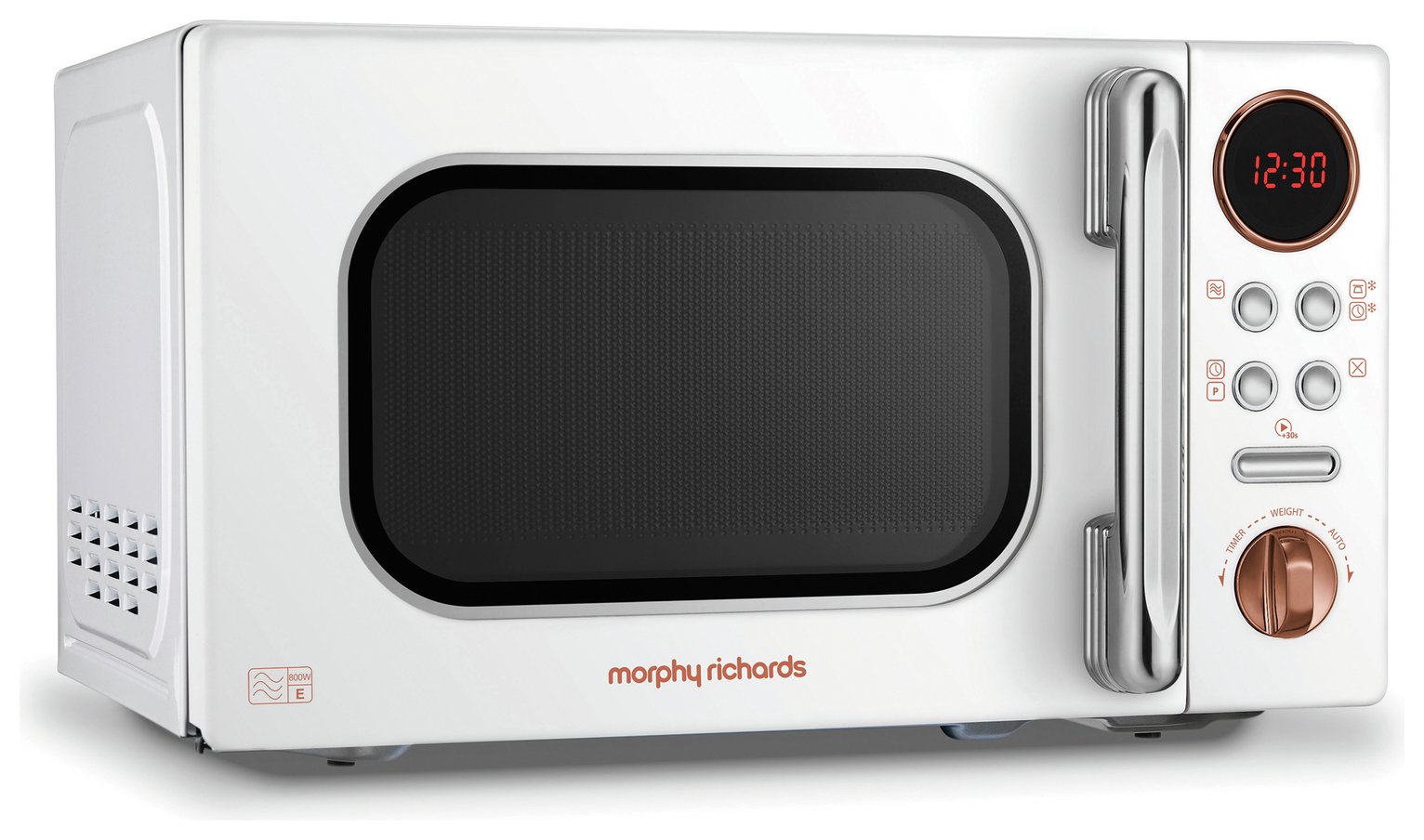 Morphy Richard 800W Standard Microwave EVO - White