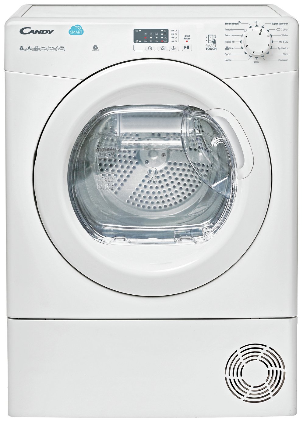 Candy CSH82LE 8KG Heat Pump Tumble Dryer - White