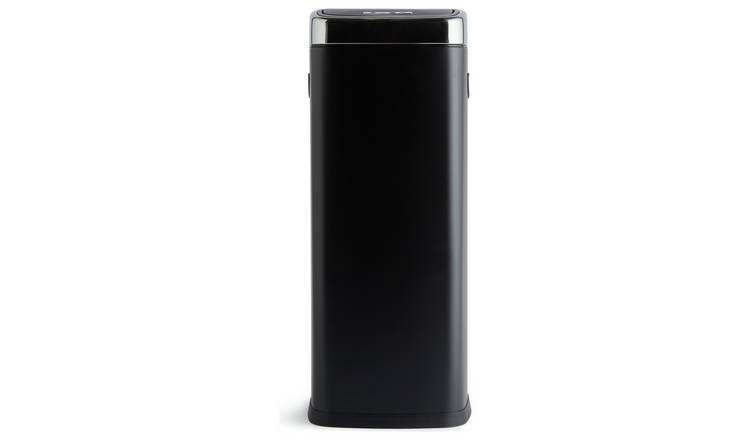 Buy Habitat 30 liter Square Touch Top Black Kitchen bins Argos