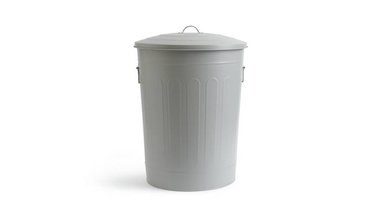 Buy Habitat 49 Litre Trash Can Waste Bin - Grey