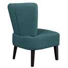 Buy Habitat Delilah Fabric Cocktail Chair - Teal | Armchairs and chairs ...