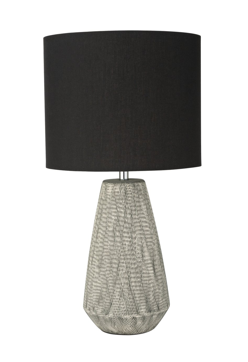 Argos Home Kanso Ceramic Table Lamp - Grey