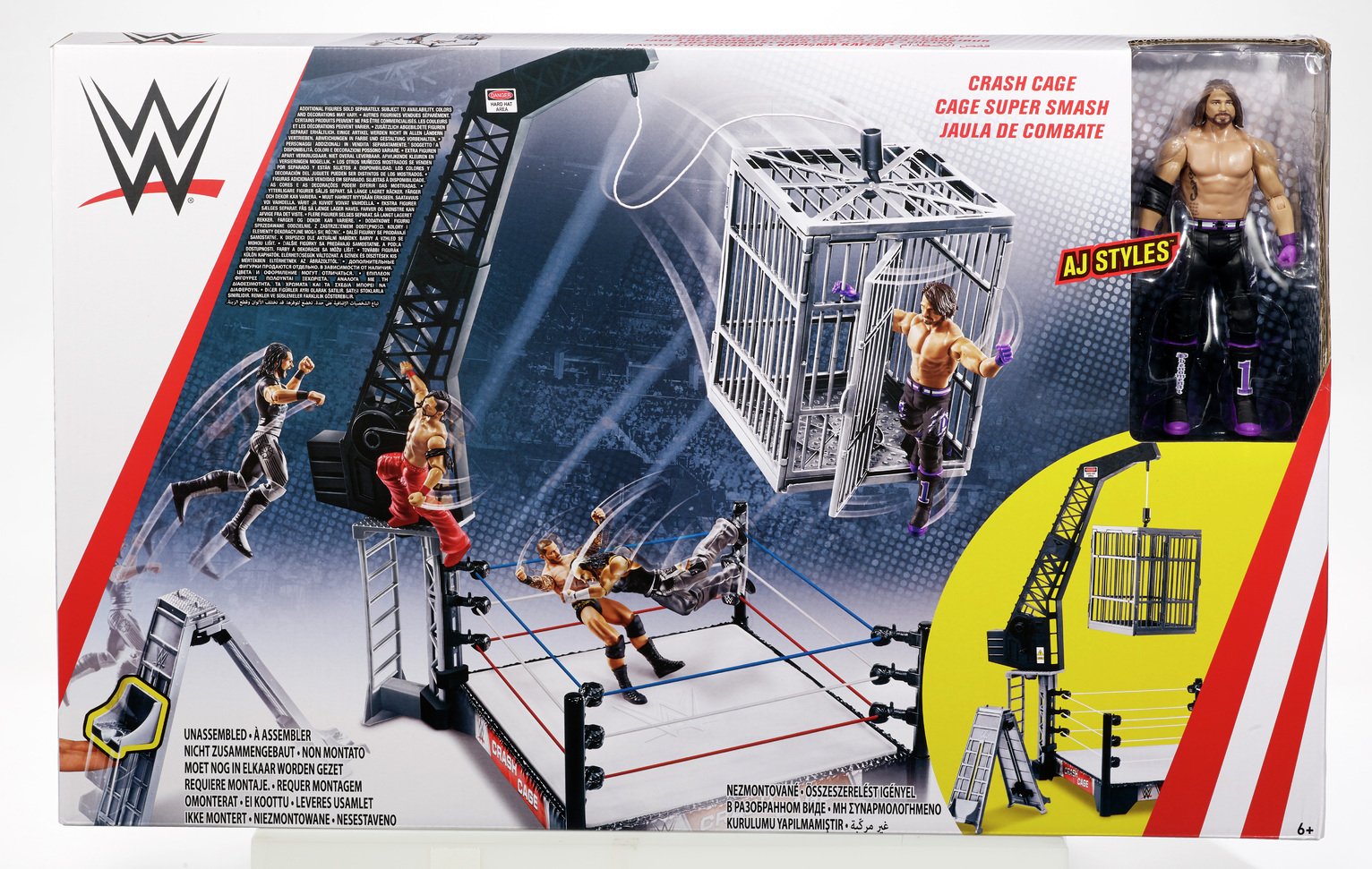 wwe crash cage playset