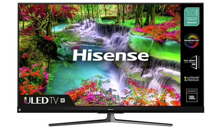 Hisense 65 Inch 65U8QFTUK 4K UHD HDR QLED Smart Freeview TV
