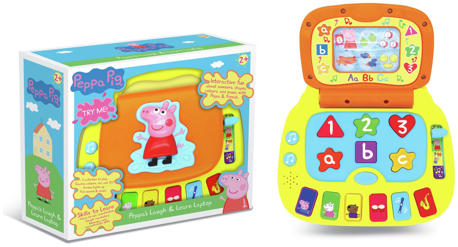 peppa pig laugh and learn laptop