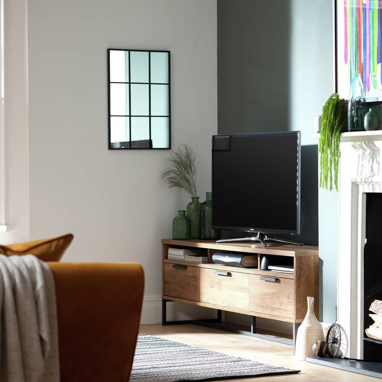 Habitat Nomad 3 Drawer TV Unit - Oak 0