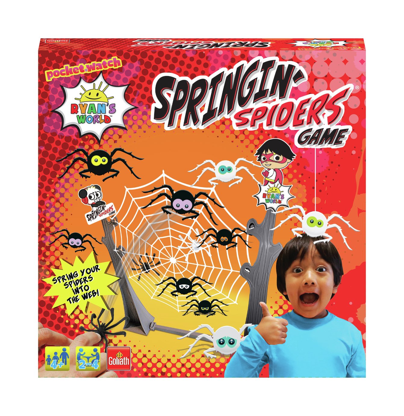 Goliath Games Ryan's World Springing Spiders