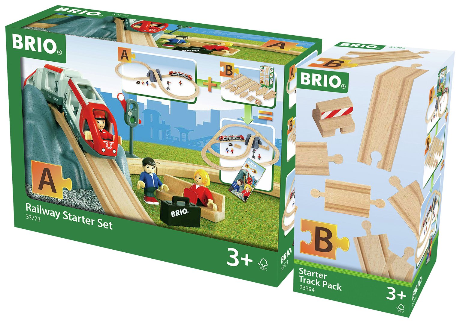 BRIO World Railway Starter Set & Track Pack