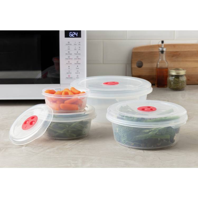 Argos Home Set of 4 Microwave Food Containers 0