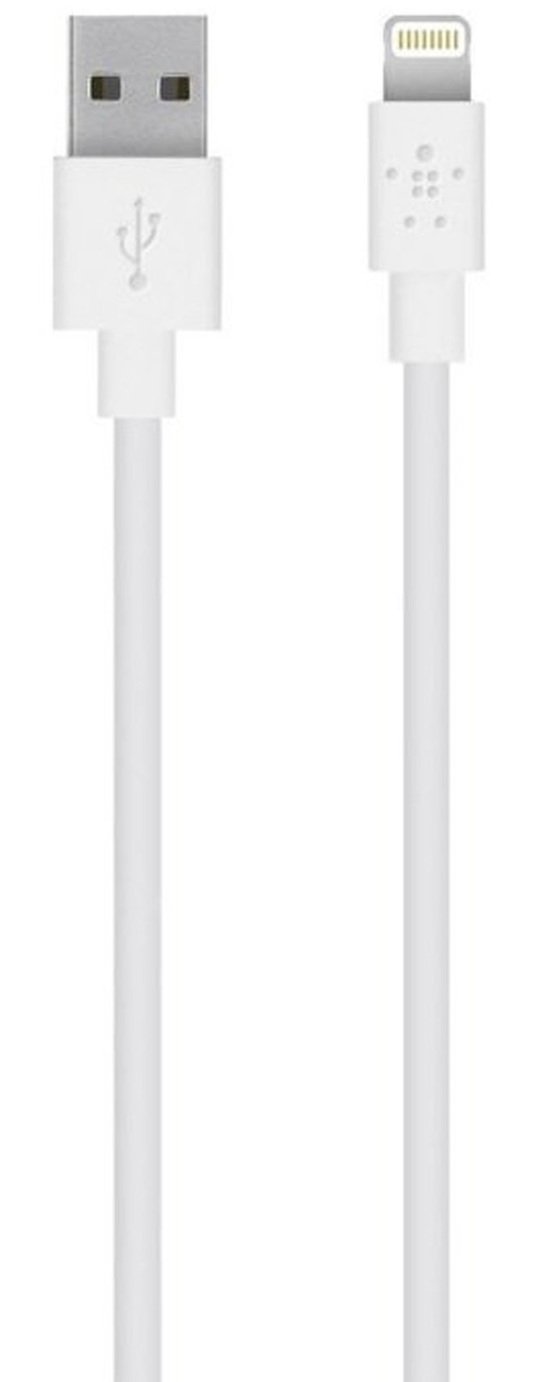 Belkin 0.9m Lightning to USB Charge Sync Cable - White