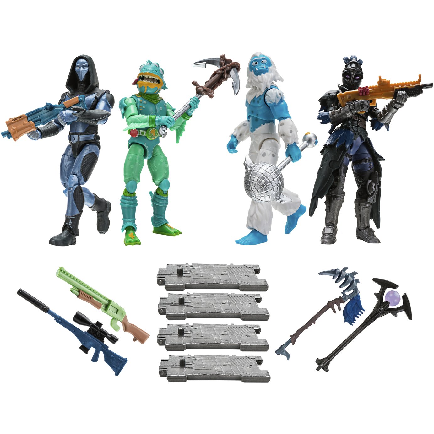 Fortnite 4 Inch Squad Mode Figures 4 Pack 9214608 Argos