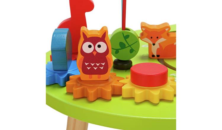 early learning centre wooden activity table