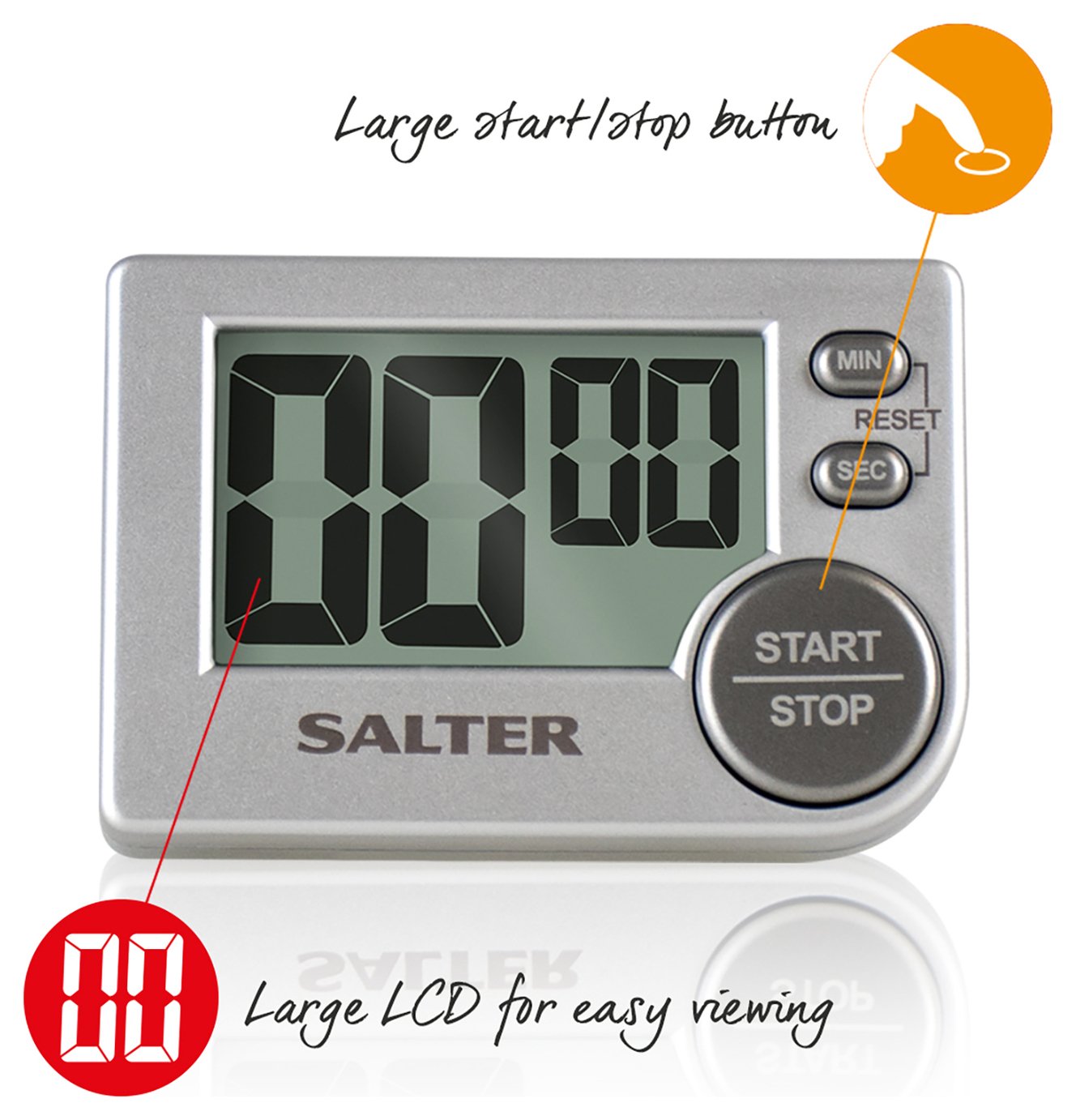 Salter Big Button Electronic Timer Reviews Updated November 2023