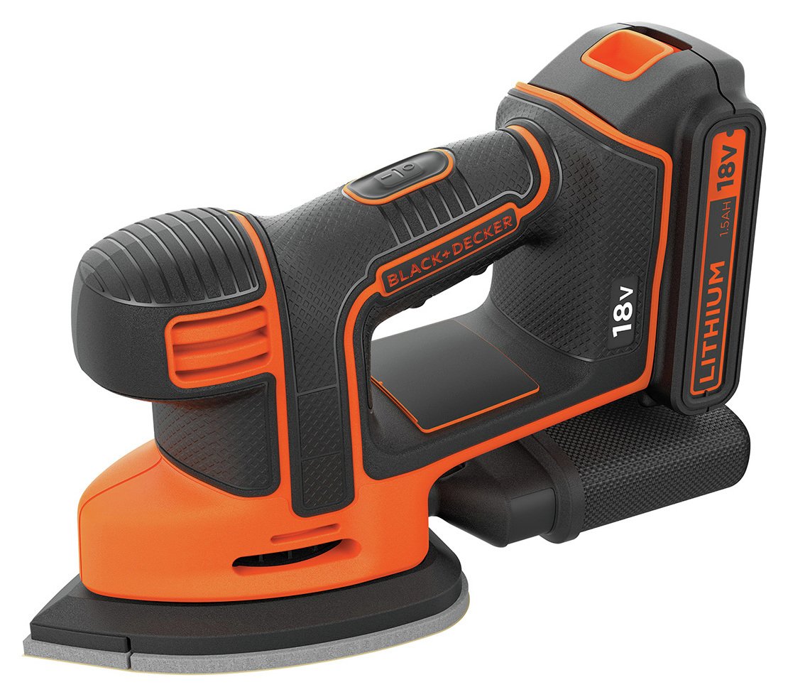 Black + Decker Cordless Mouse Detail Sander - 18V