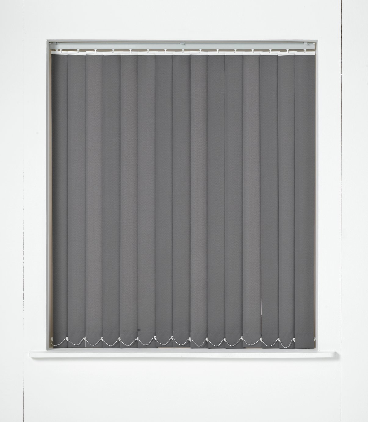 Argos Home 90mm Vertical Blinds Slat Pack - Grey