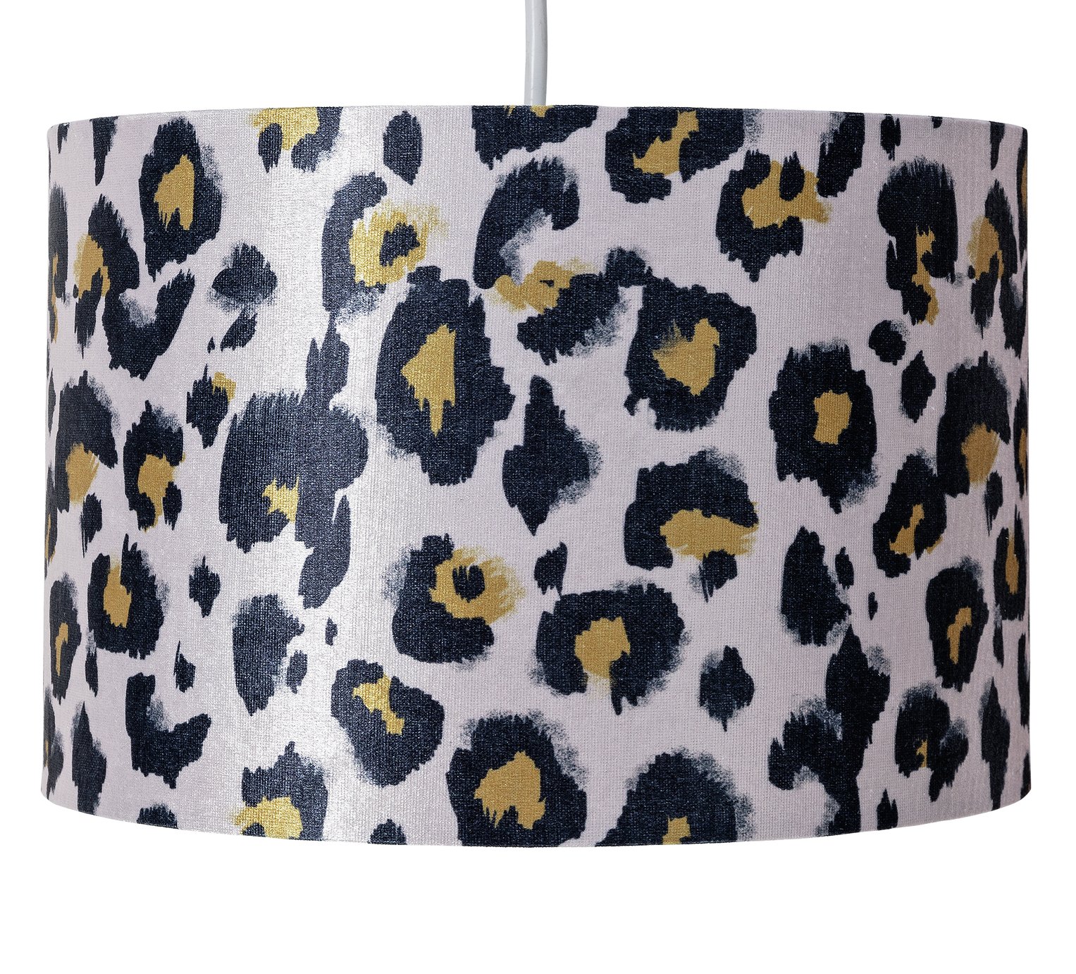 Argos Home Velvet Animal Print Shade - Tan