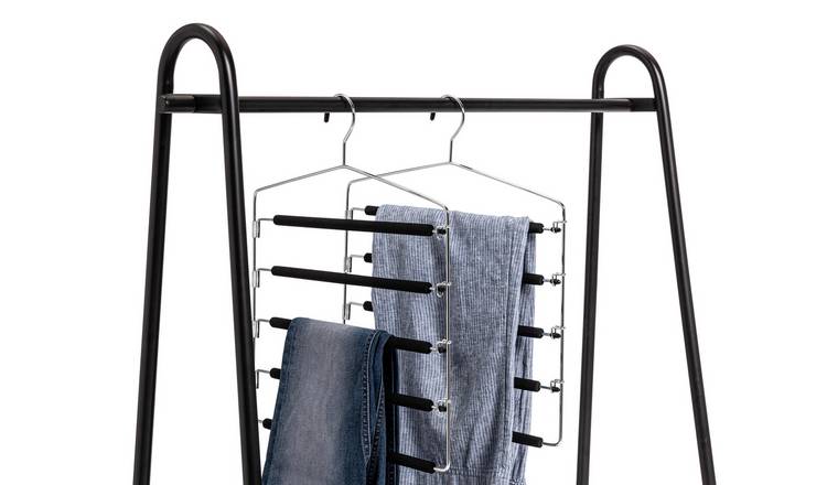 Buy Argos Home Set of 10 Wooden Hangers, Clothes hangers