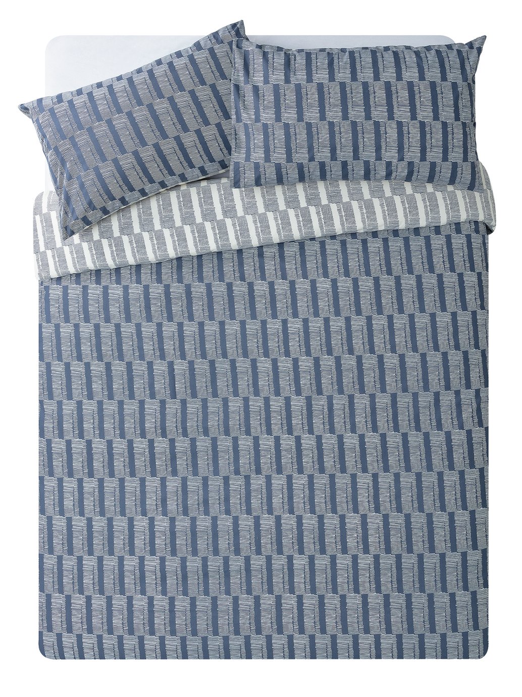 Argos Home Blue Sticks Bedding Set - Double