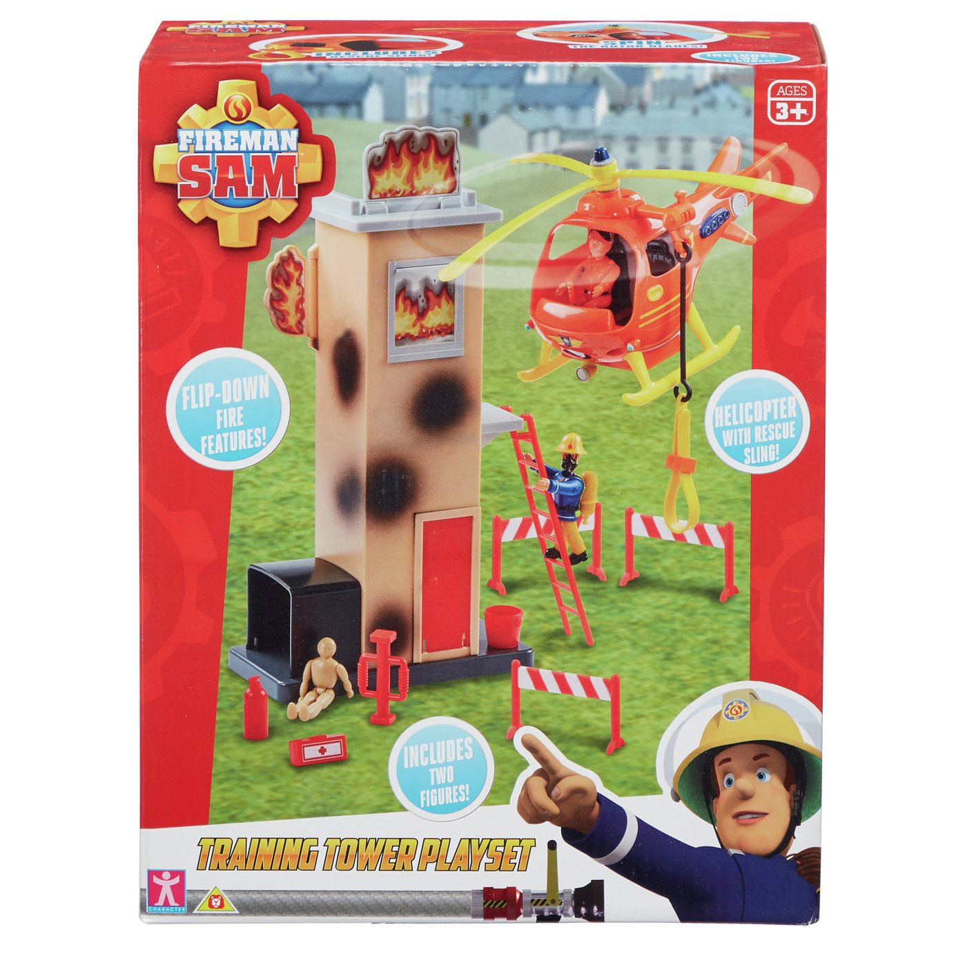 fireman sam deluxe fire station playset sainsburys