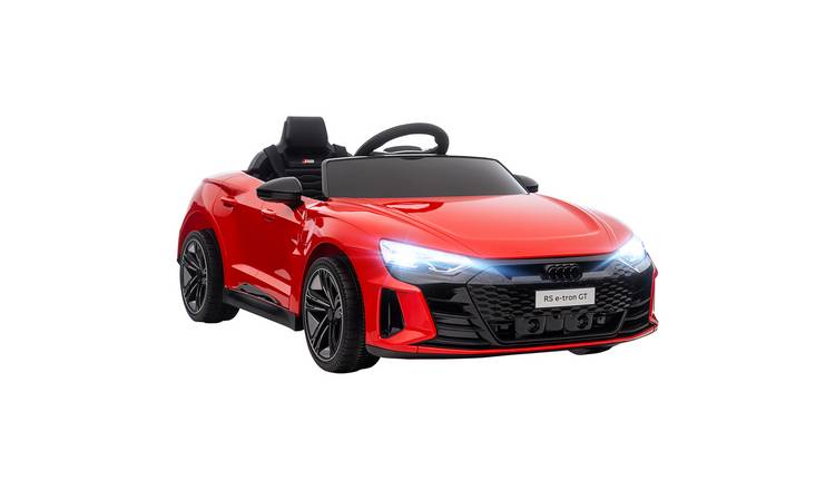 HOMCOM Audi RS e tron GT 12V Age 3 to 5 Years Electric Ride on Car – Red
