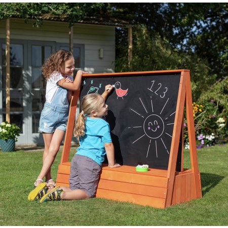 Chad Valley Wooden Easel with Blackboard