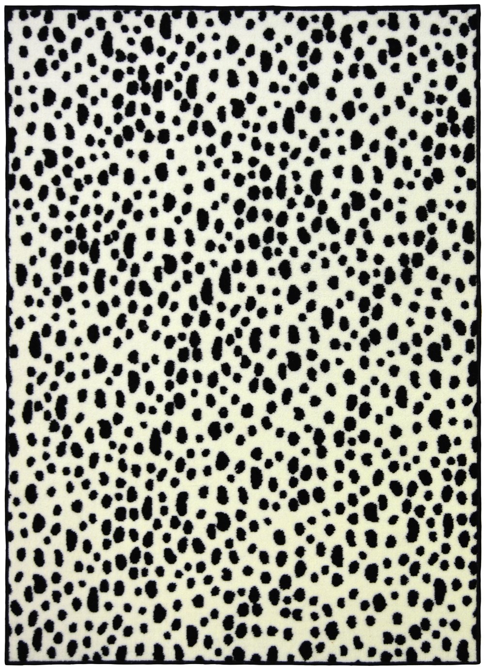 Homemaker Dalmatian Rug - 160x230cm - Black and White