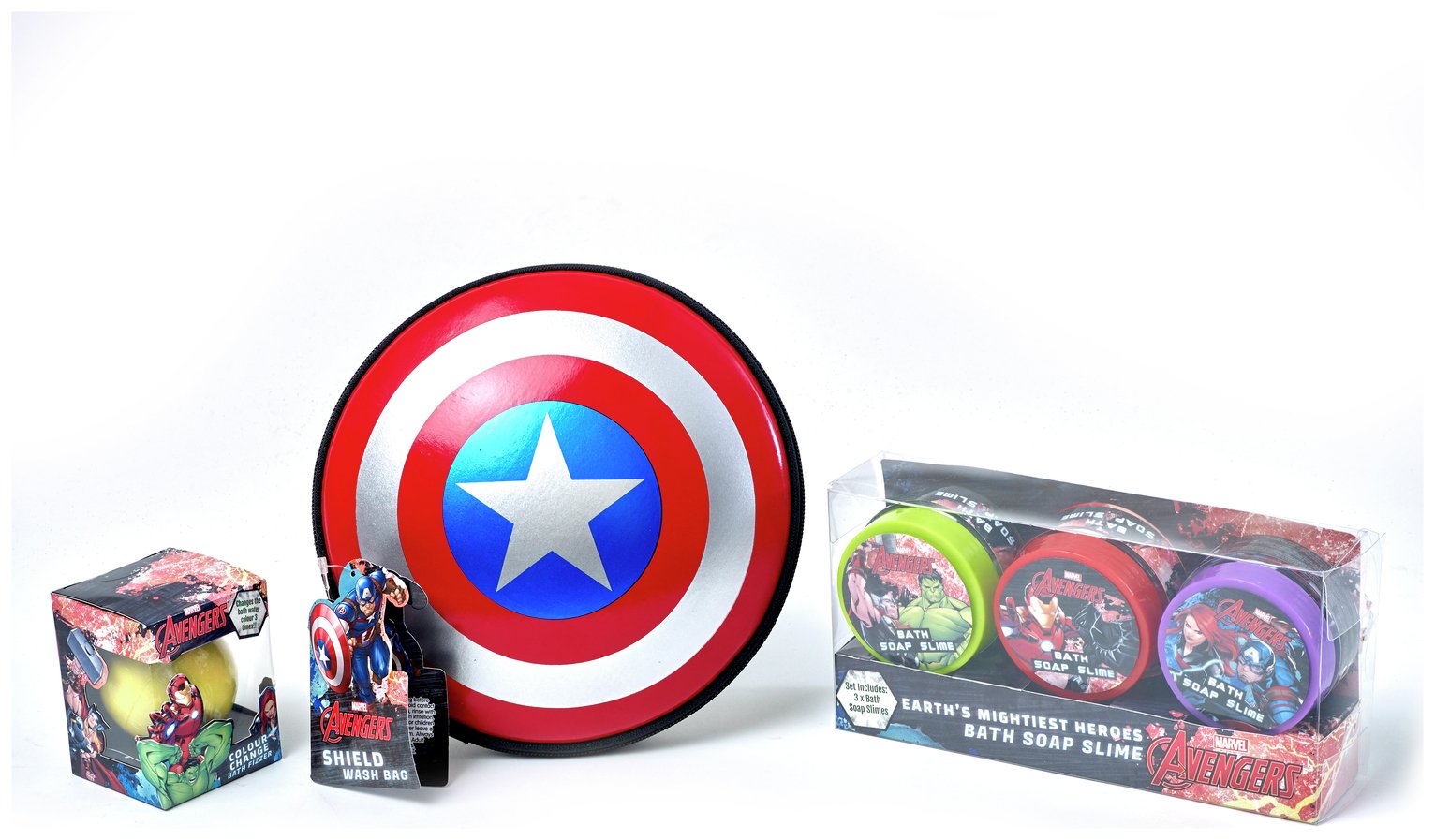 Disney Marvel Avengers Bath Time Bundle