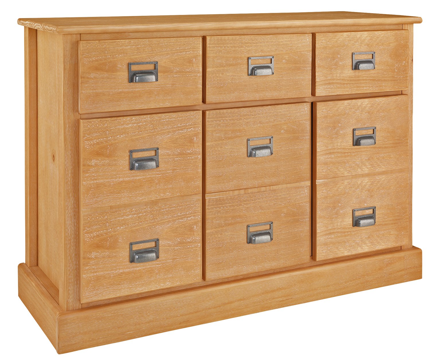 Argos Home Drury Lane 3 Door 3 Drawer Sideboard - Light