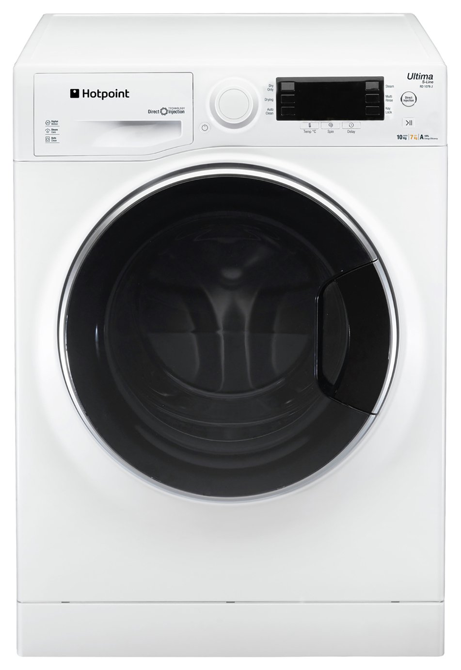 Hotpoint RD1076JD 10KG / 7KG 1600 Spin Washer Dryer - White