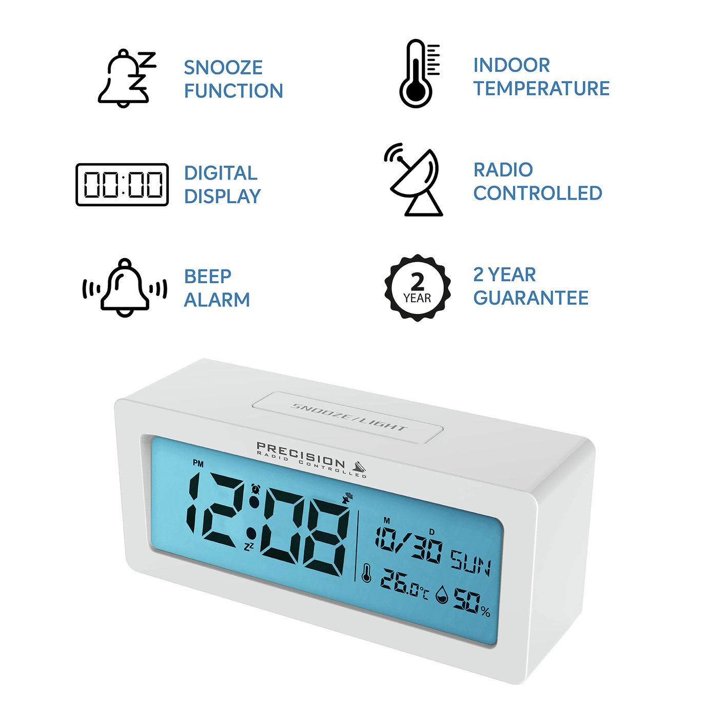 Precision Radio Controlled Alarm Clock Reviews Updated December 2023