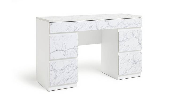 White gloss deals desk argos