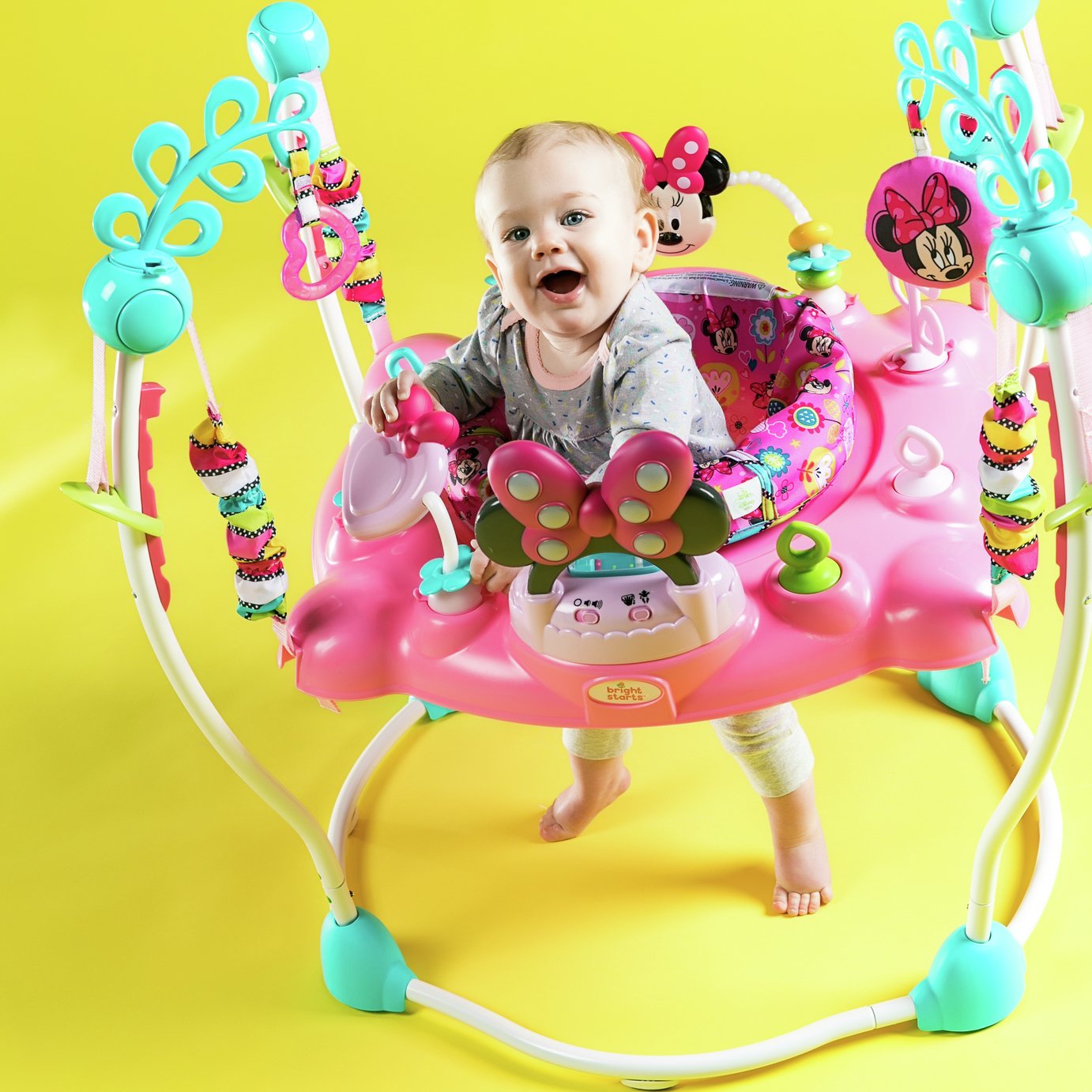 Bright Starts Minnie Mouse Peek-a-Boo Baby Jumper Review